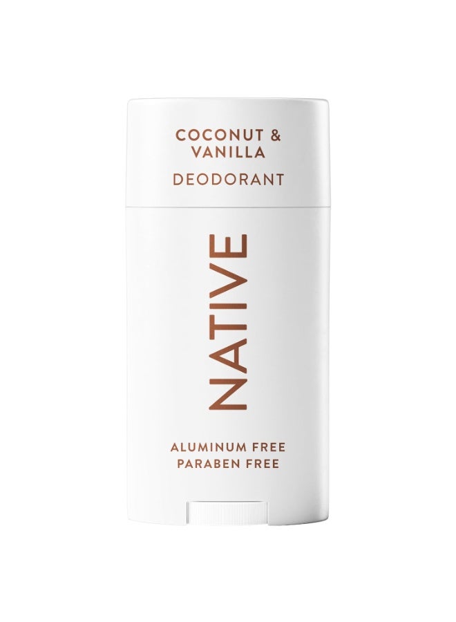 Native Deodorant Contains Naturally Derived Ingredients, 72 Hour Odor Control | Deodorant for Women and Men, Aluminum Free with Baking Soda, Coconut Oil and Shea Butter | Coconut & Vanilla